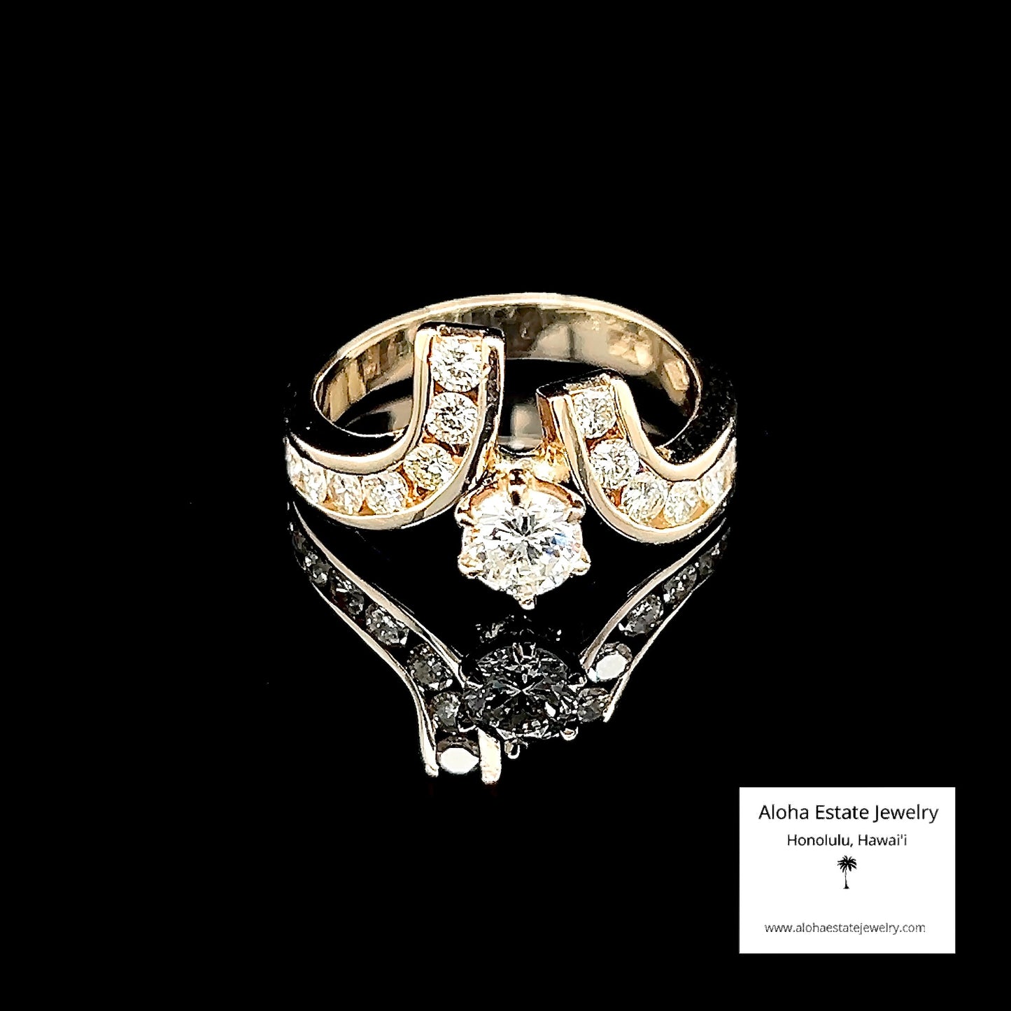 1.25 Carats Engagement or Right Hand Ring