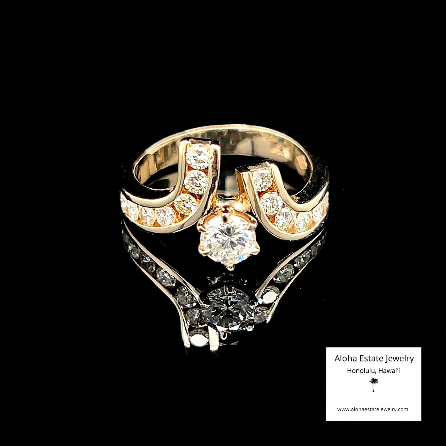 1.25 Carats Engagement or Right Hand Ring