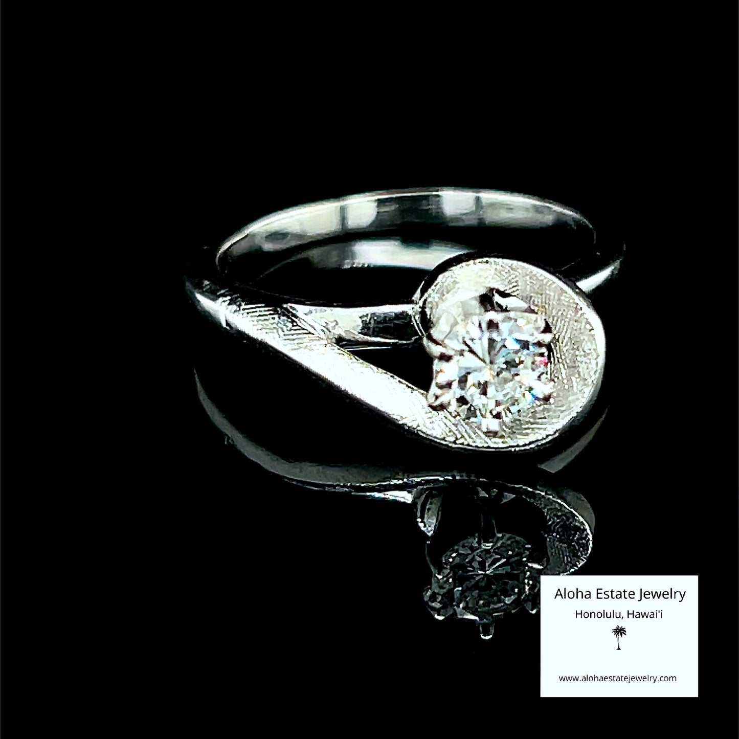 Vintage Mid-Century .40 Carat Diamond Solitaire Ring