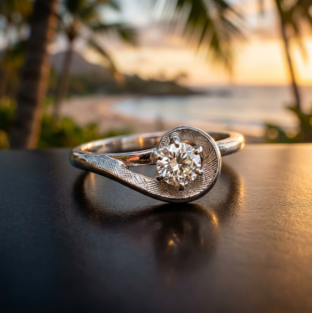 Vintage Mid-Century .40 Carat Diamond Solitaire Ring