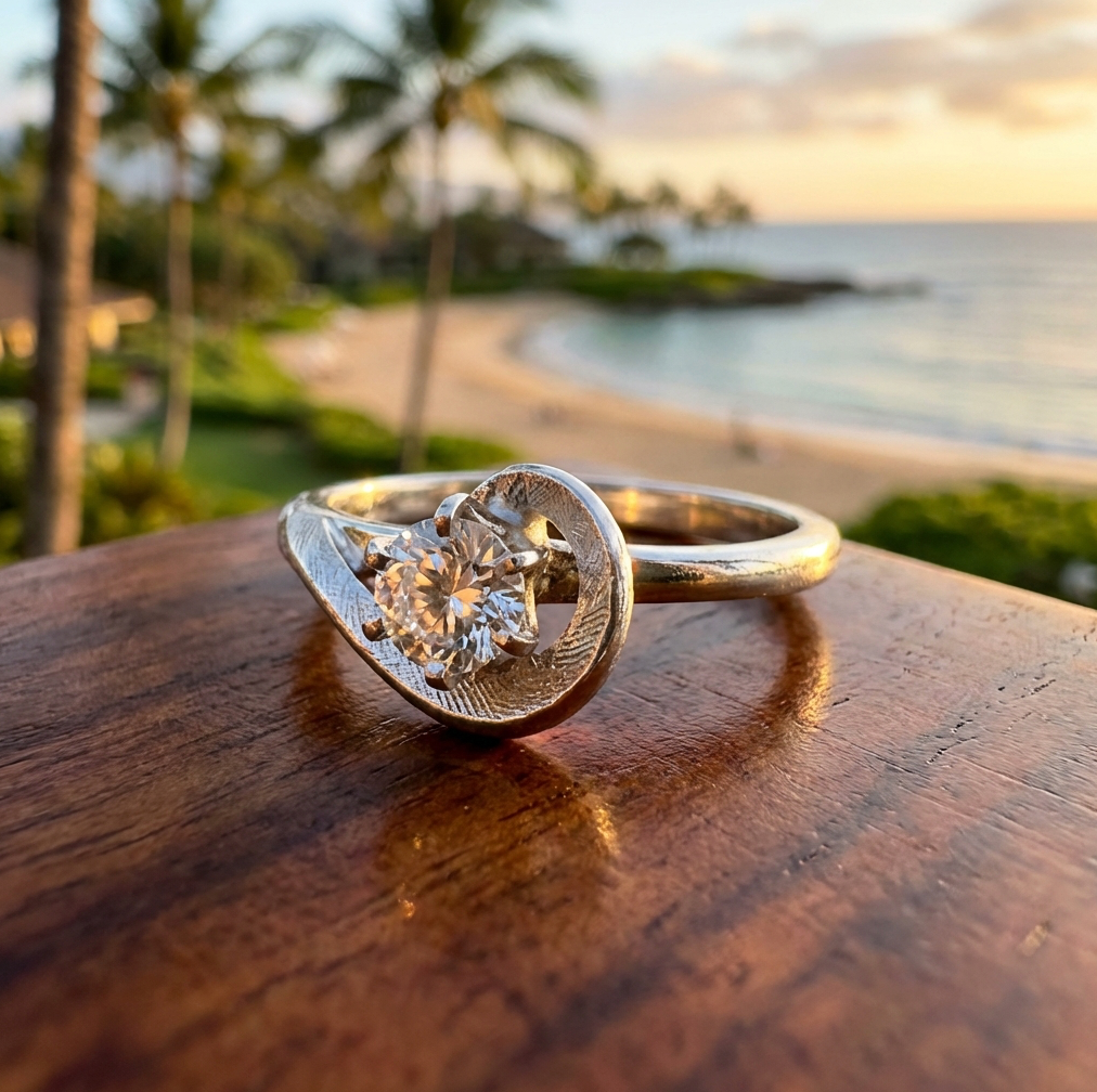 Vintage Mid-Century .40 Carat Diamond Solitaire Ring