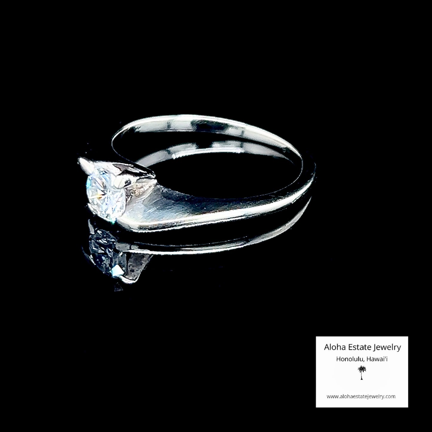 1/3-Carat VS Clarity Diamond Solitaire in 14k White Gold