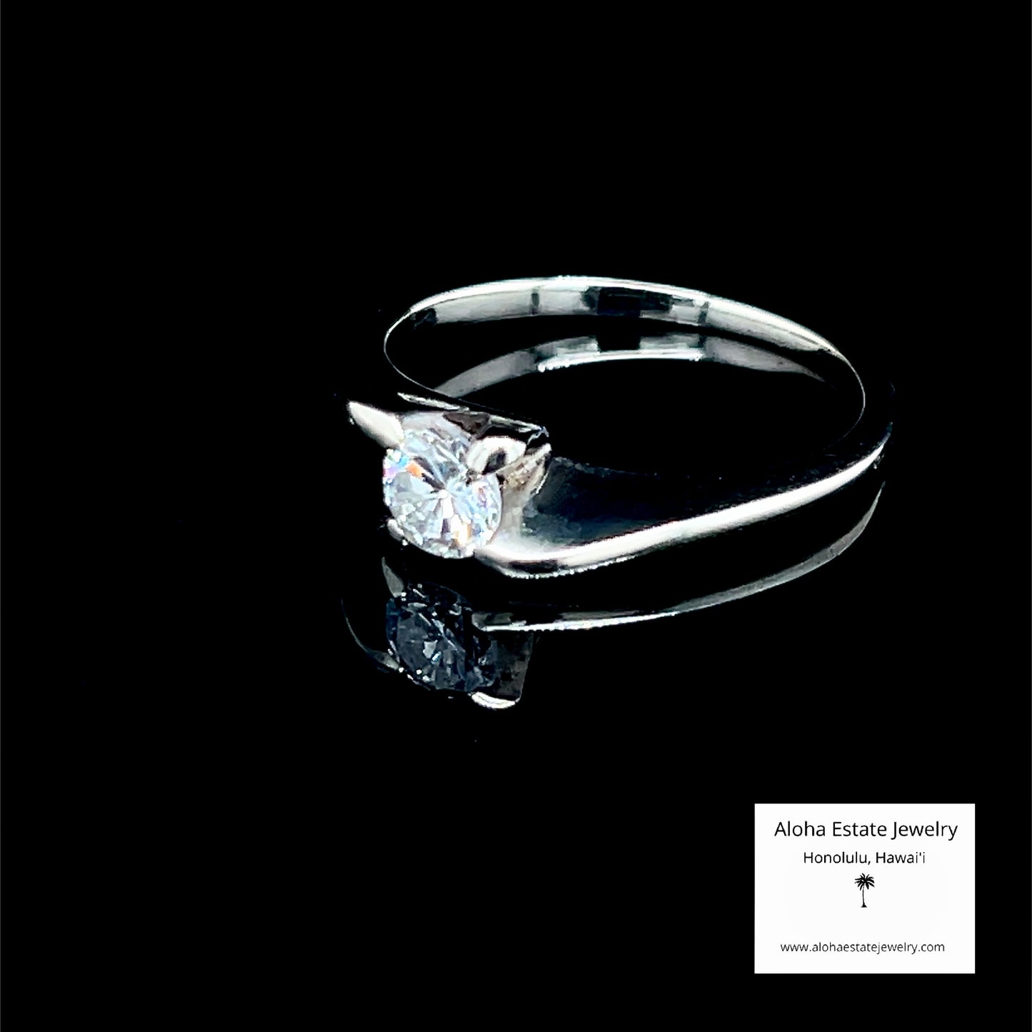 1/3-Carat VS Clarity Diamond Solitaire in 14k White Gold