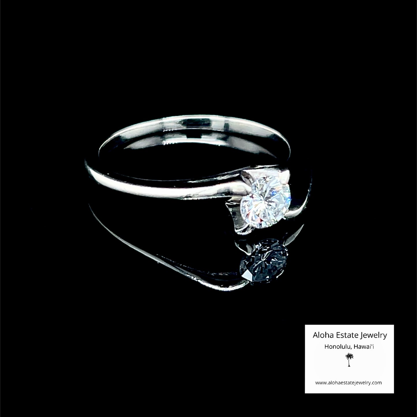 1/3-Carat VS Clarity Diamond Solitaire in 14k White Gold