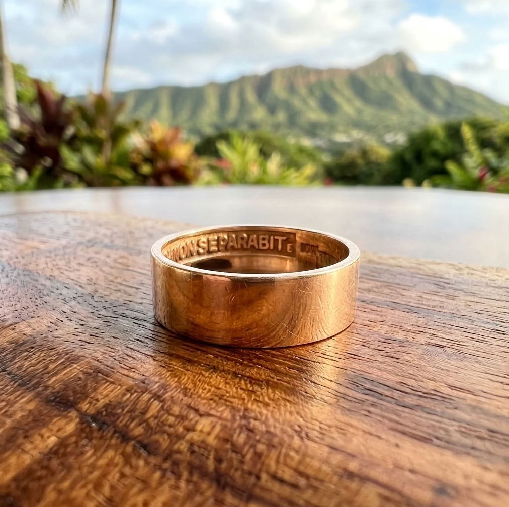 Vintage Masonic Yod Ring, 10K Gold, Dated & Engraved
