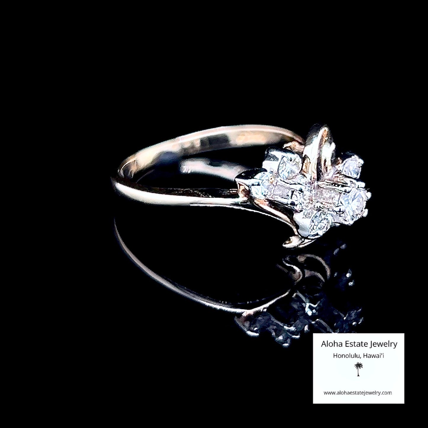 Lovely 14K 1/2-Carat TW Diamond Ballerina Ring
