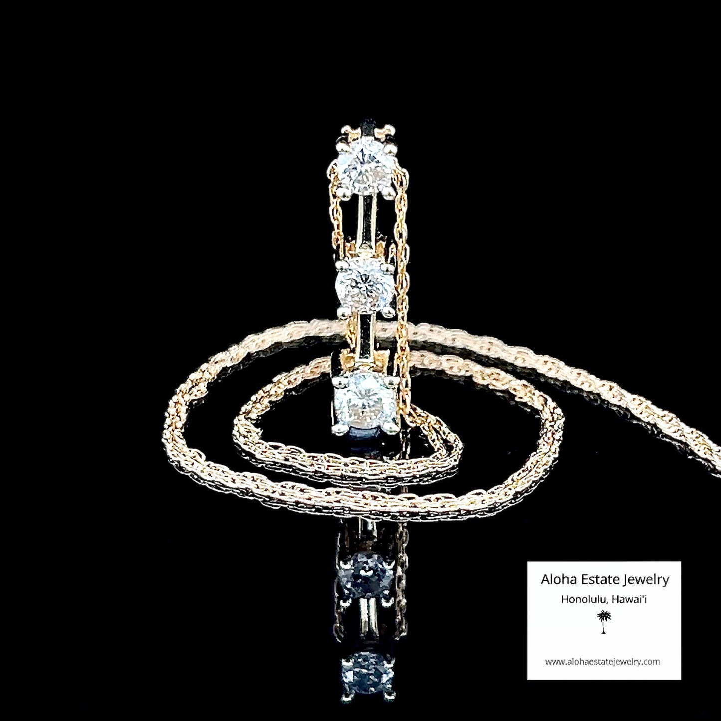 1/2-Carat 3-Diamond Past, Present, and Future Pendant