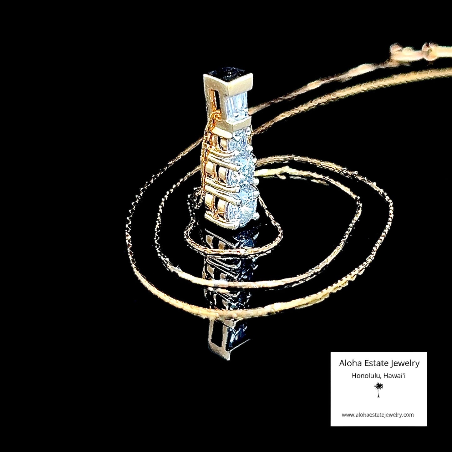 Elegant 1/2-Carat Diamond Pendant in 14k Yellow Gold