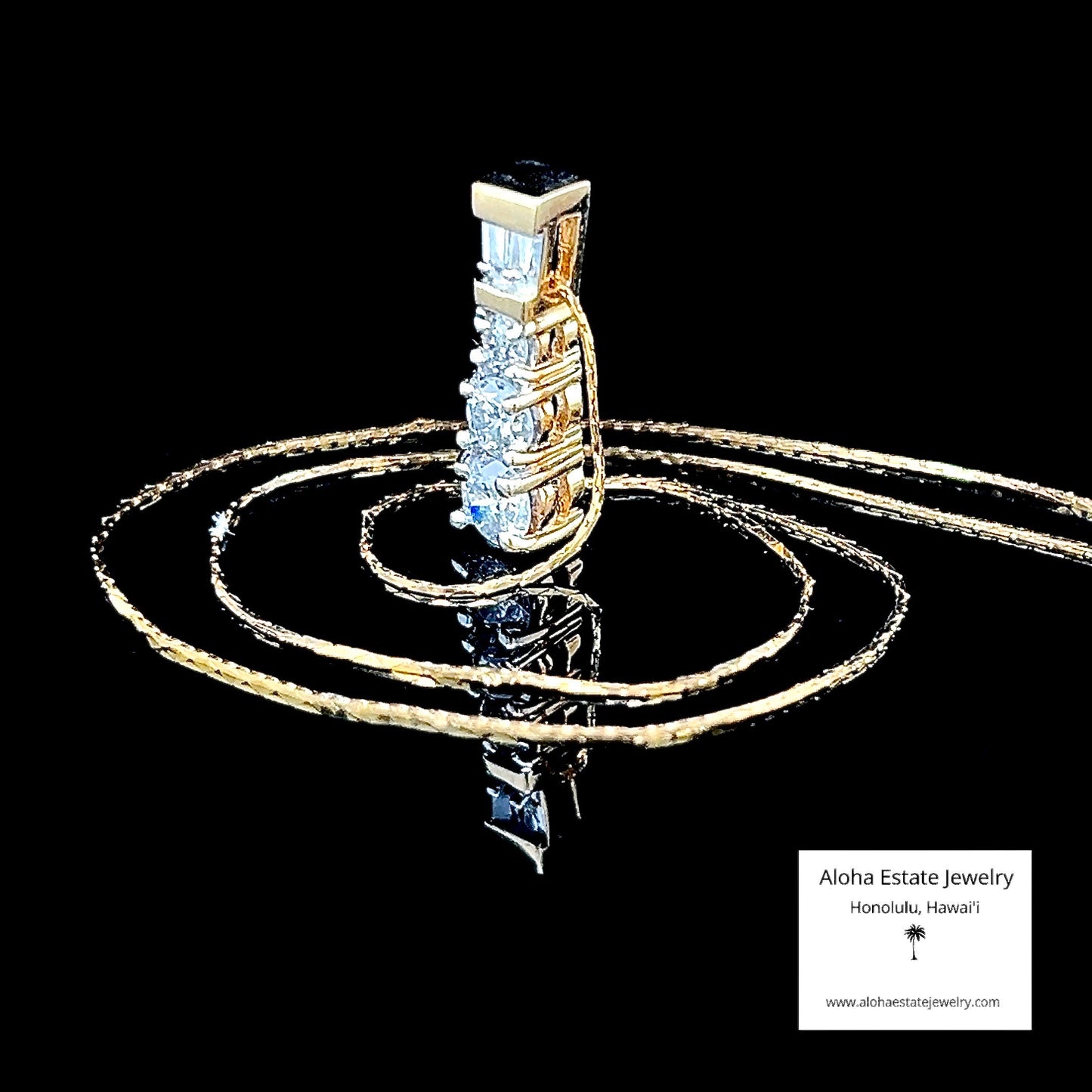 Elegant 1/2-Carat Diamond Pendant in 14k Yellow Gold