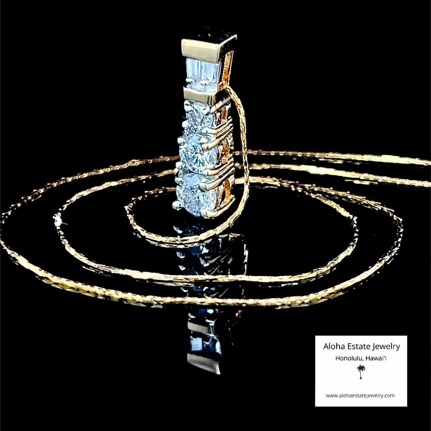 Elegant 1/2-Carat Diamond Pendant in 14k Yellow Gold