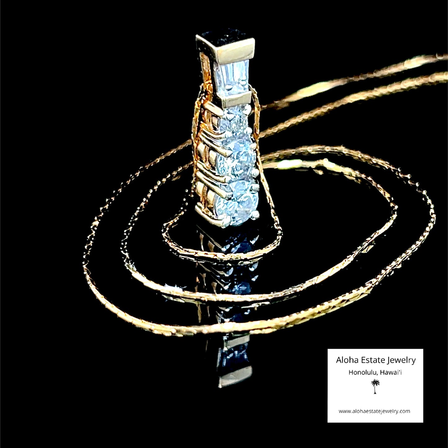 Elegant 1/2-Carat Diamond Pendant in 14k Yellow Gold