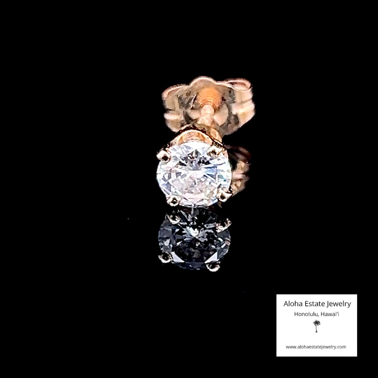 His or Hers! One-Third Carat+ Single Diamond Stud Earring