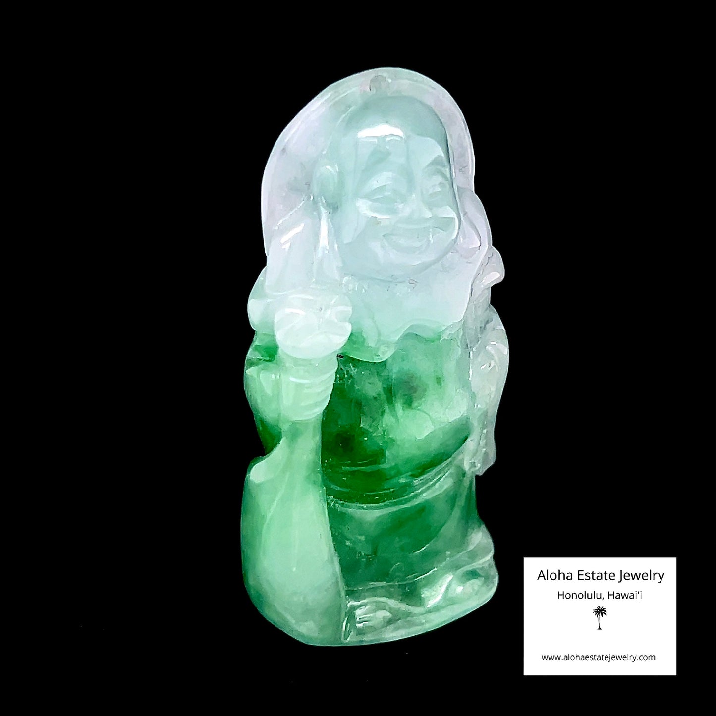 Jadeite Standing Buddha Pendant