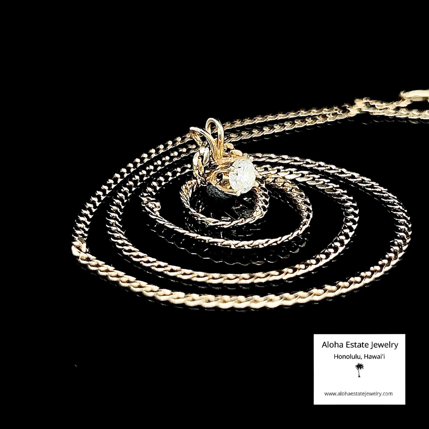 One-Quarter Carat Diamond Solitaire Pendant