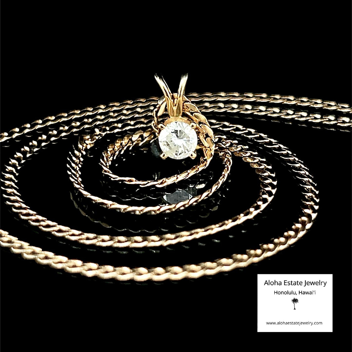 One-Quarter Carat Diamond Solitaire Pendant