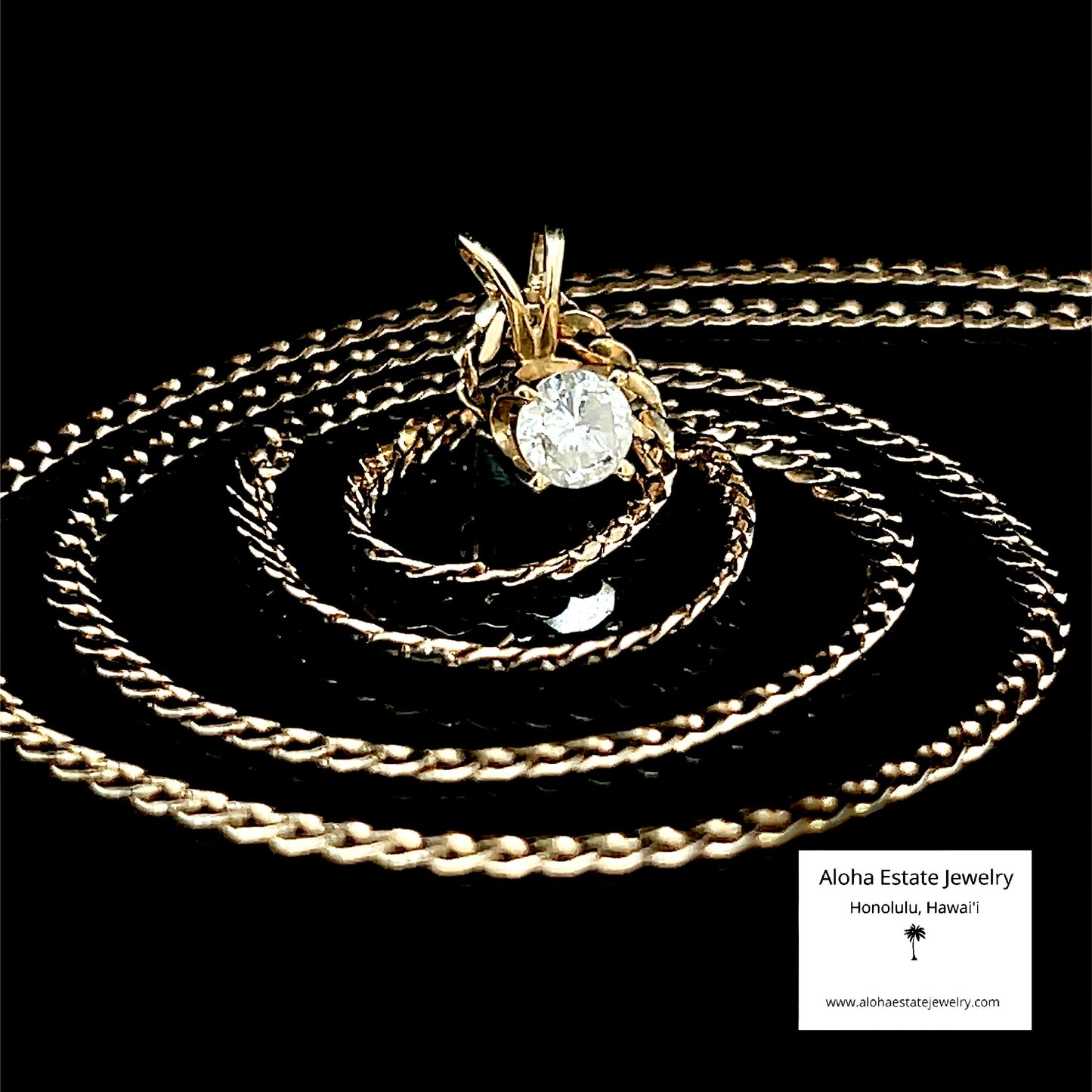 One-Quarter Carat Diamond Solitaire Pendant