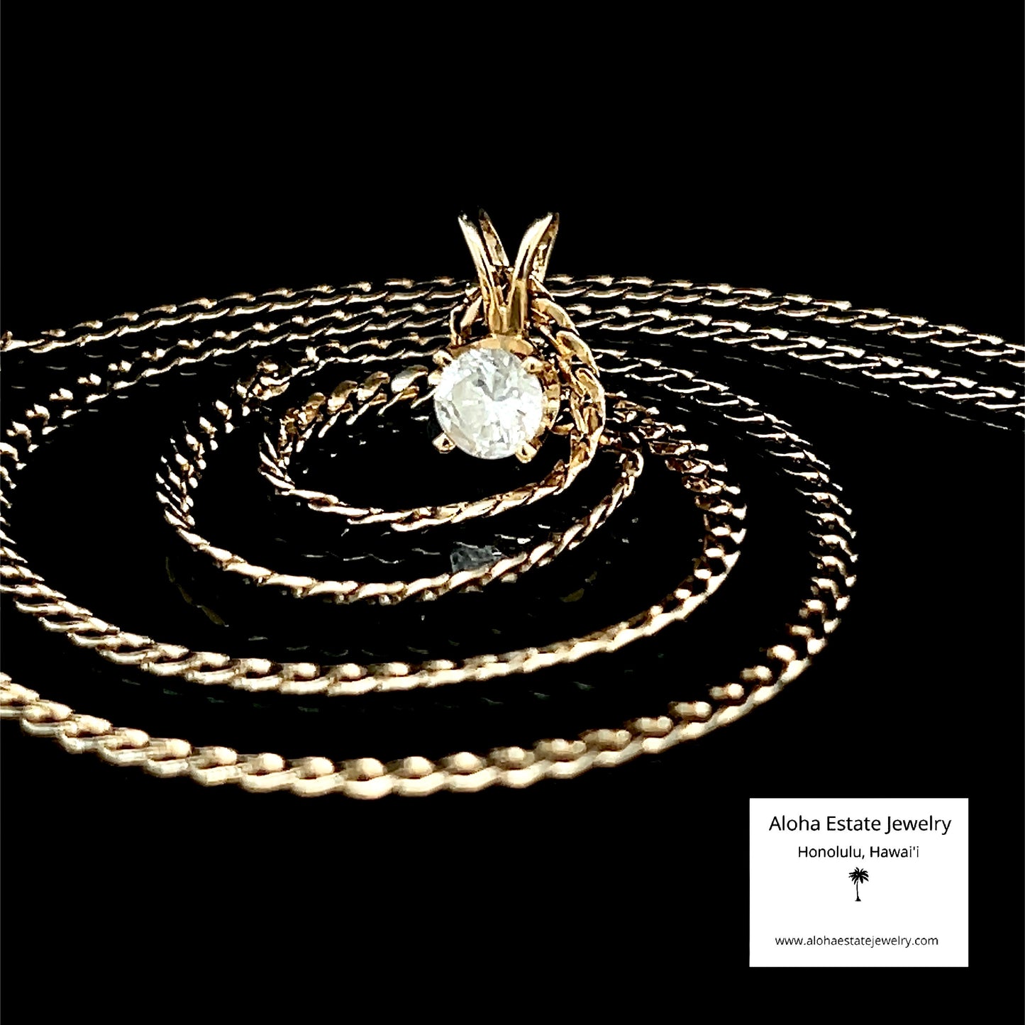 One-Quarter Carat Diamond Solitaire Pendant