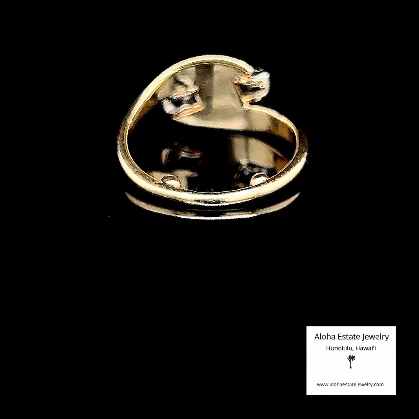 Vintage 14K 1/2-Carat+ Diamond Bypass Ring