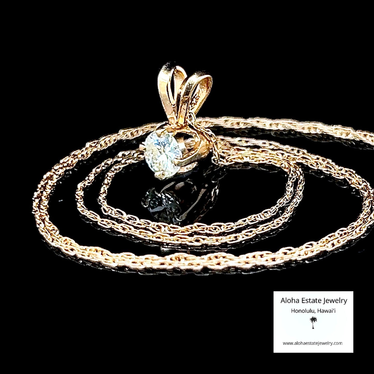 Classic 1/4-Carat+ Estate Diamond Solitaire