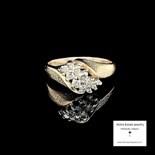 Vintage Petite Diamonds Cluster