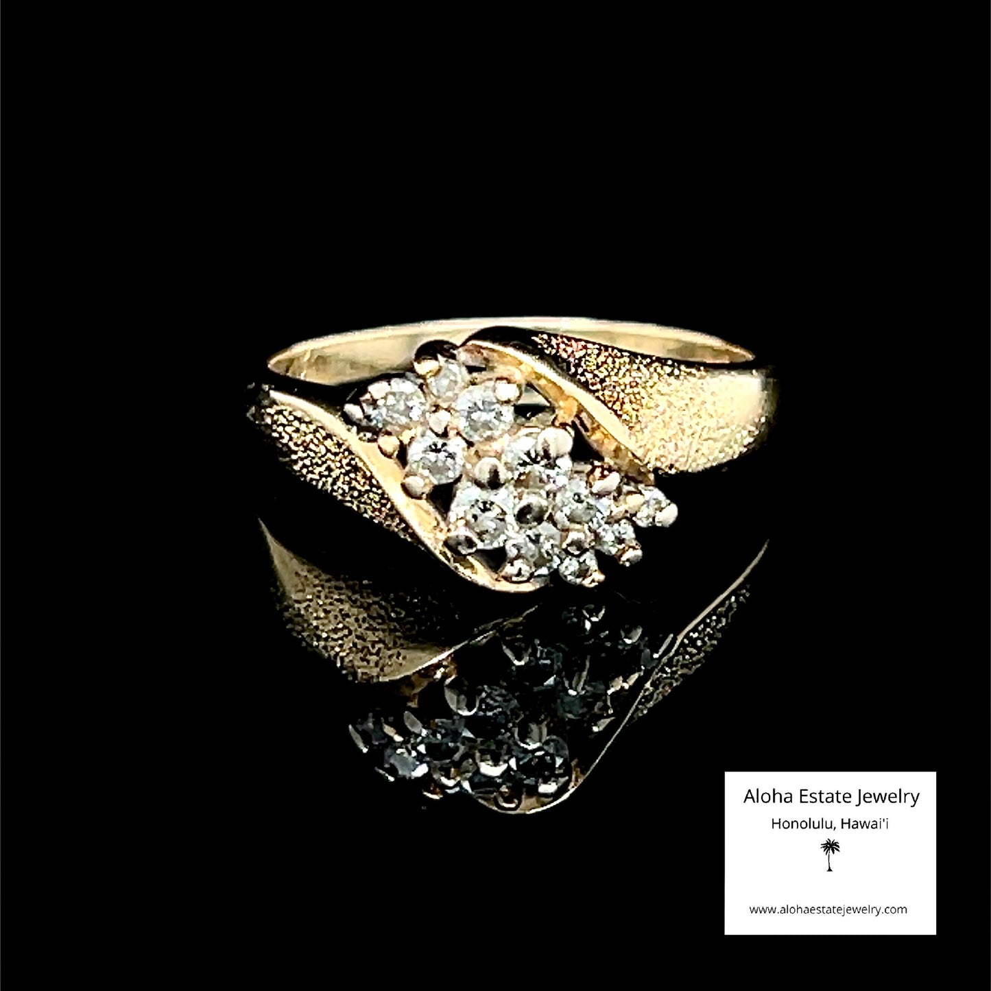 Vintage Petite Diamonds Cluster