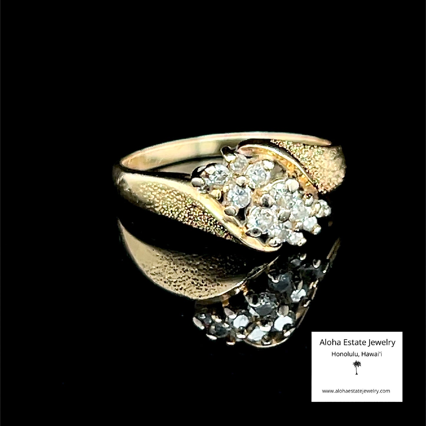 Vintage Petite Diamonds Cluster