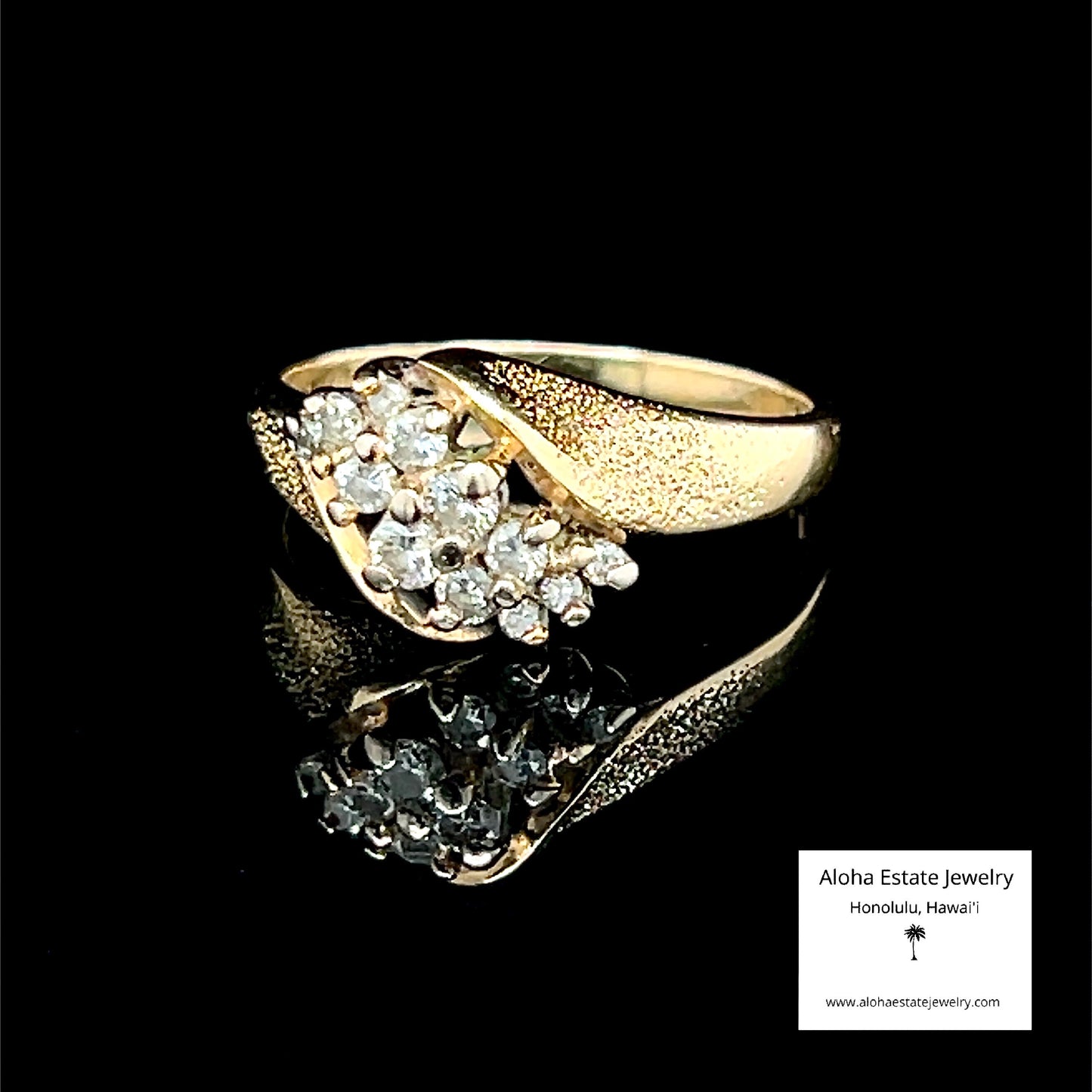 Vintage Petite Diamonds Cluster