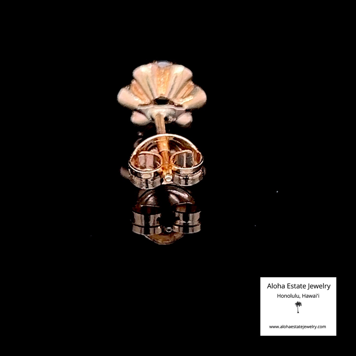 Single 1/4-Carat+ Diamond Earring In 14K Buttercup Setting