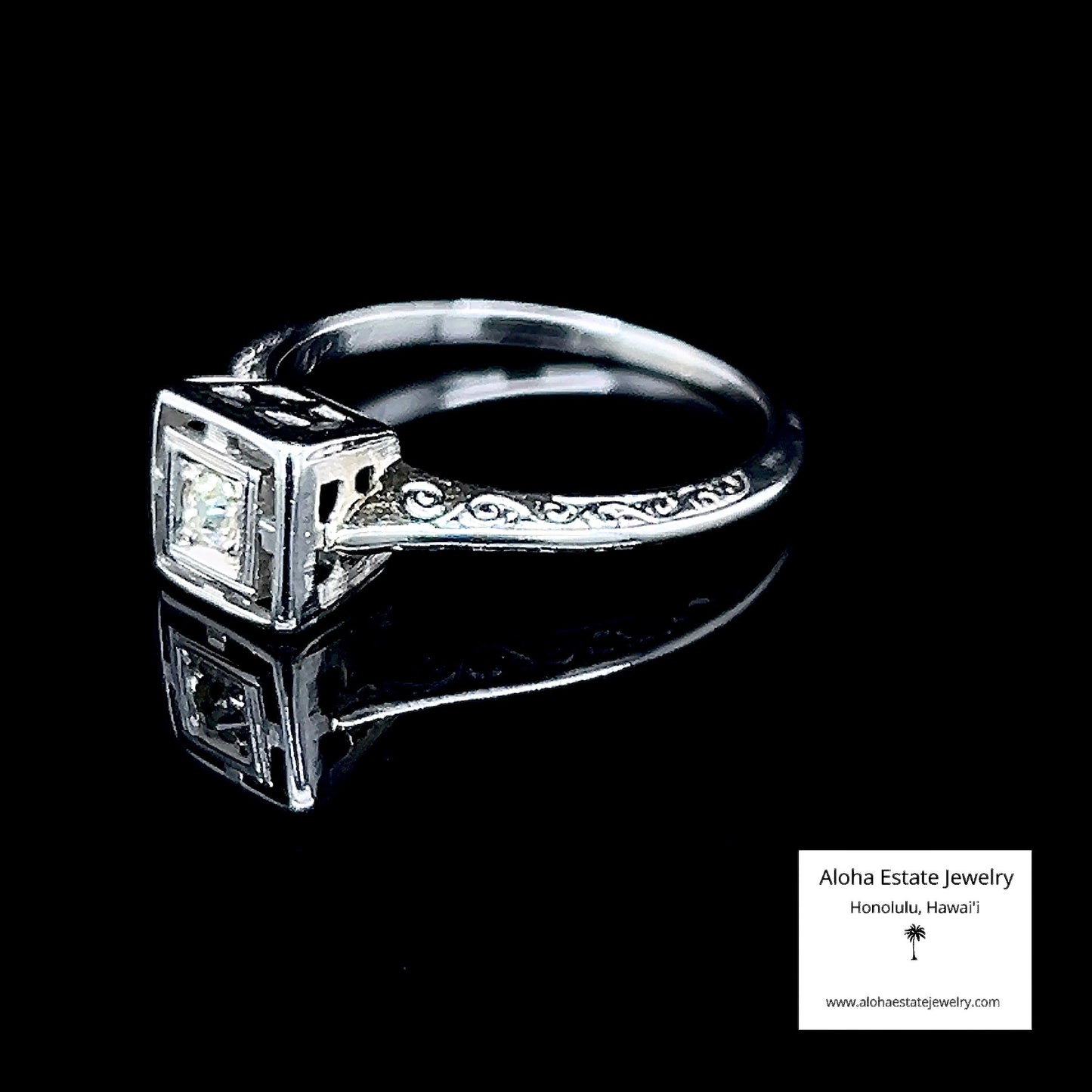 Antique Lady's Edwardian Engagement Ring