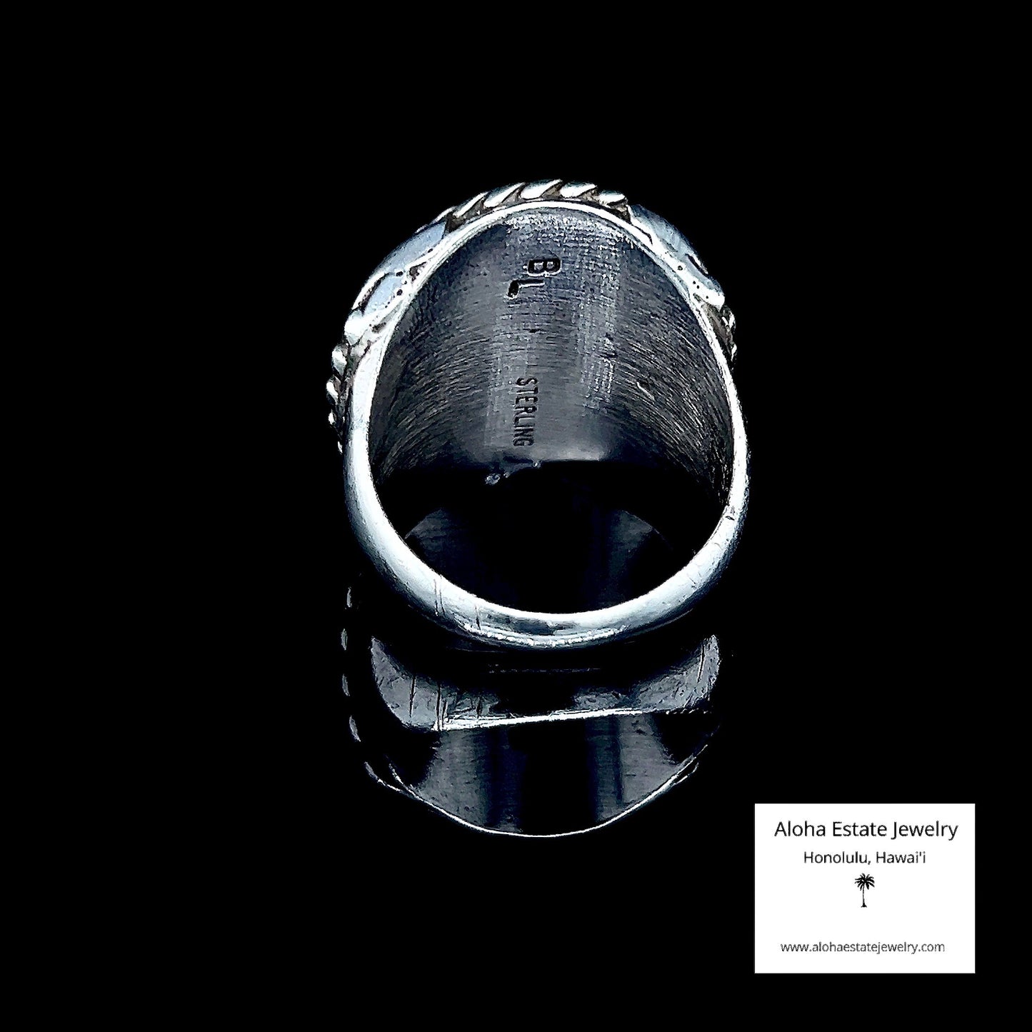 Vintage Ben Livingston Magnificent Kingman Turquoise Ring