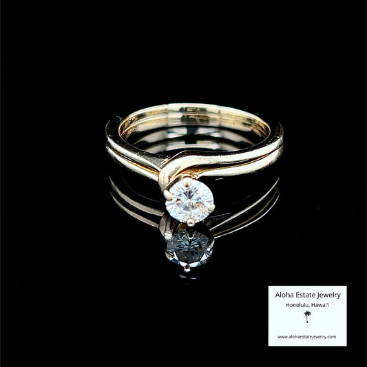 Vintage .40-Carat Diamond Solitaire in 14K