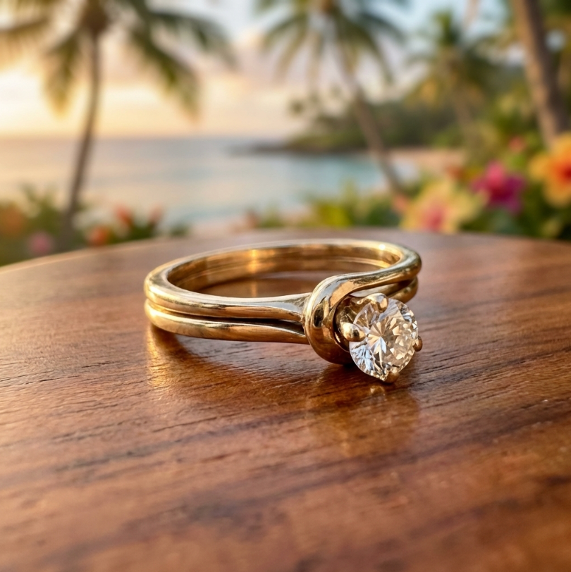 Vintage .40-Carat Diamond Solitaire in 14K