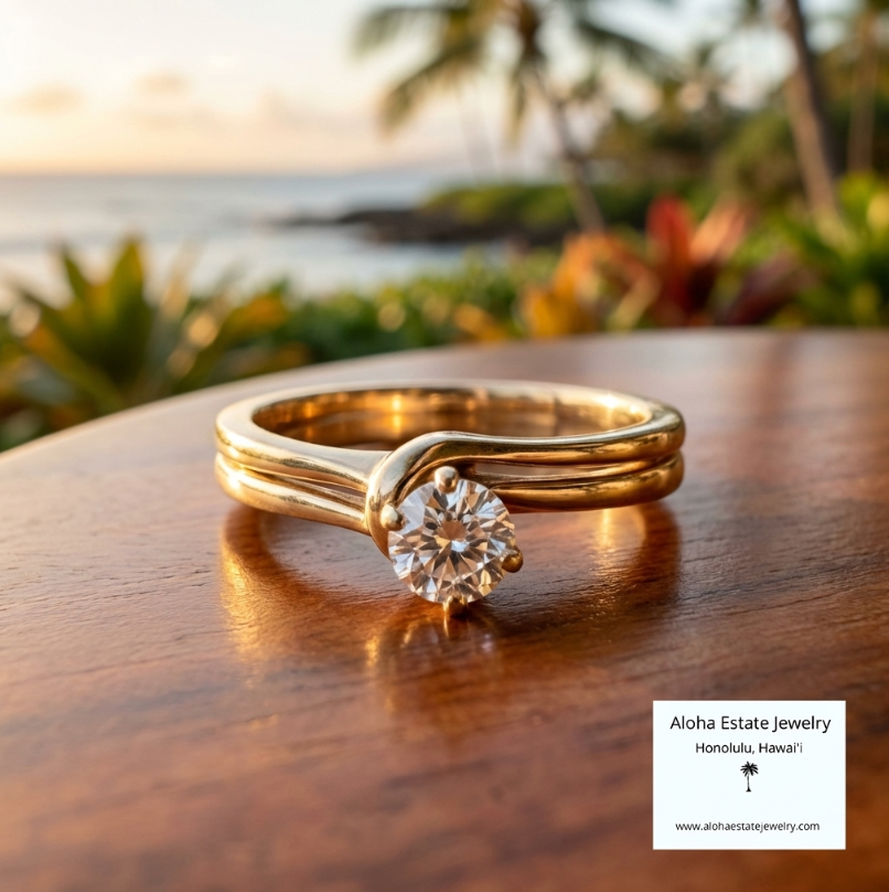 Vintage .40-Carat Diamond Solitaire in 14K