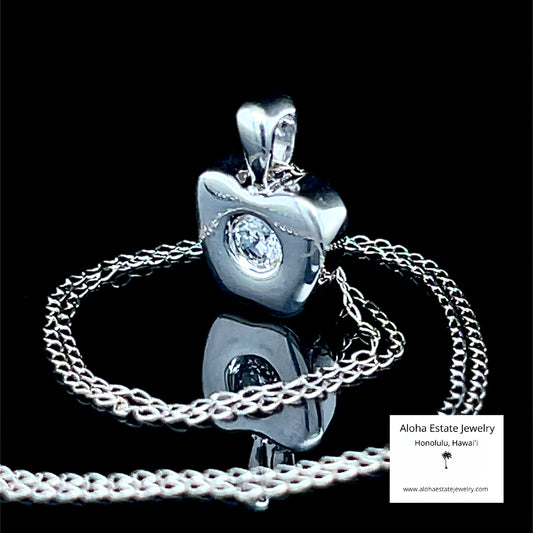 Vintage 1/4-Carat "Apple Of My Eye" Diamond Pendant