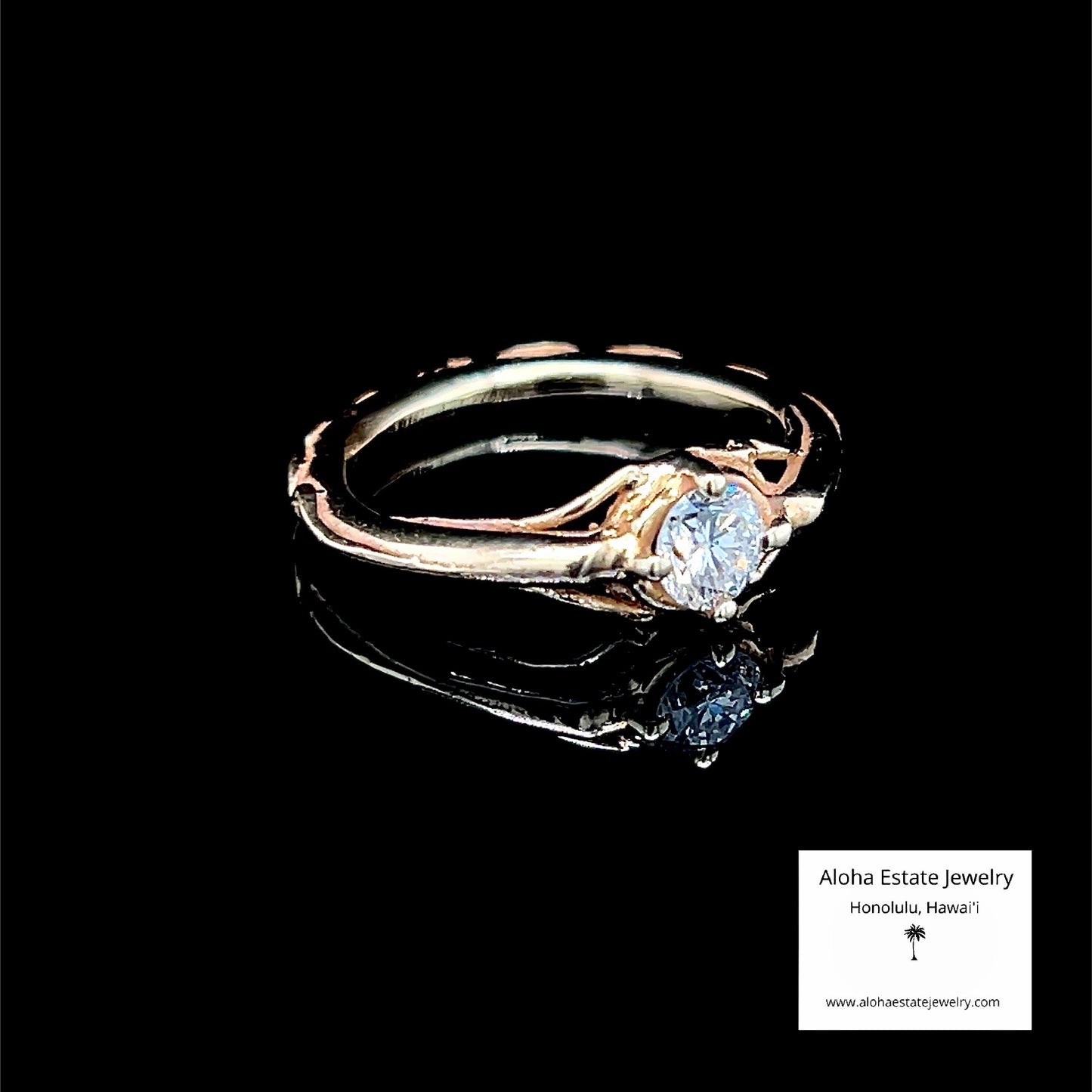 1/3-Carat Diamond Solitaire Engagement Ring in 10K Gold