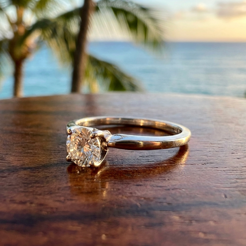1/3-Carat+ 14k Diamond Solitaire Engagement Ring