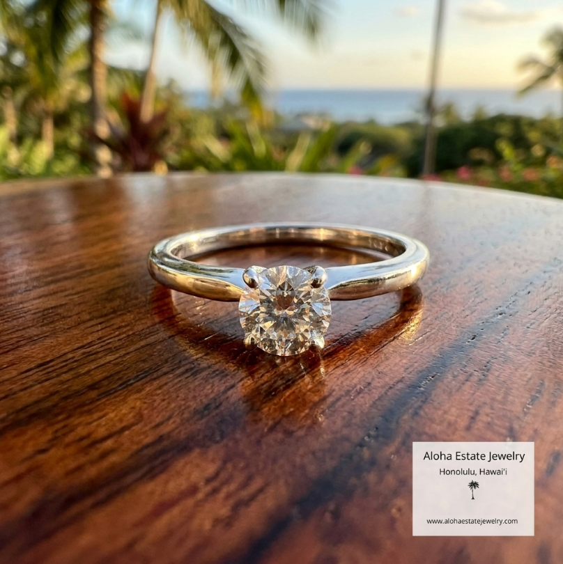 1/3-Carat+ 14k Diamond Solitaire Engagement Ring