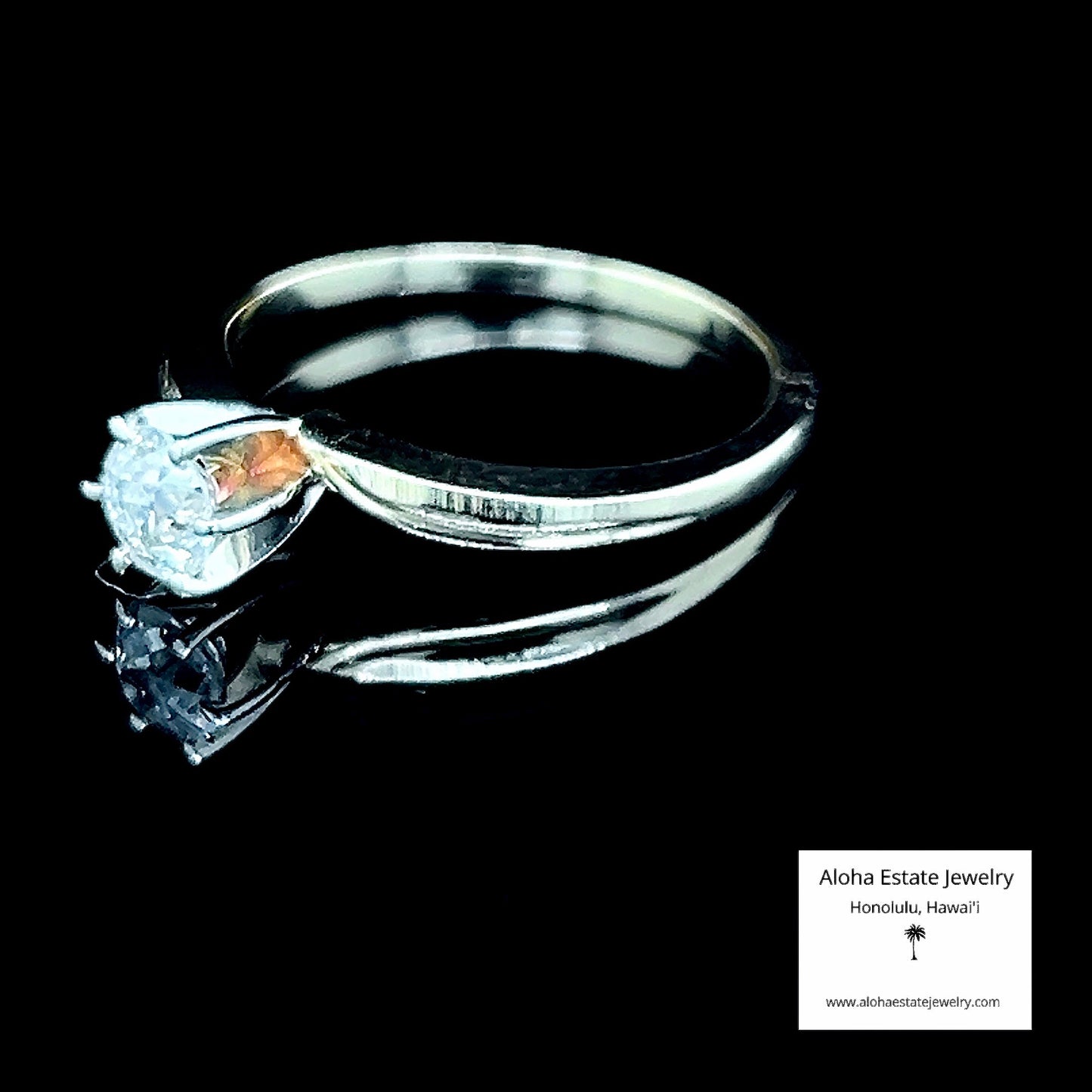 Estate 14K VS Clarity 1/3-Carat Diamond Solitaire