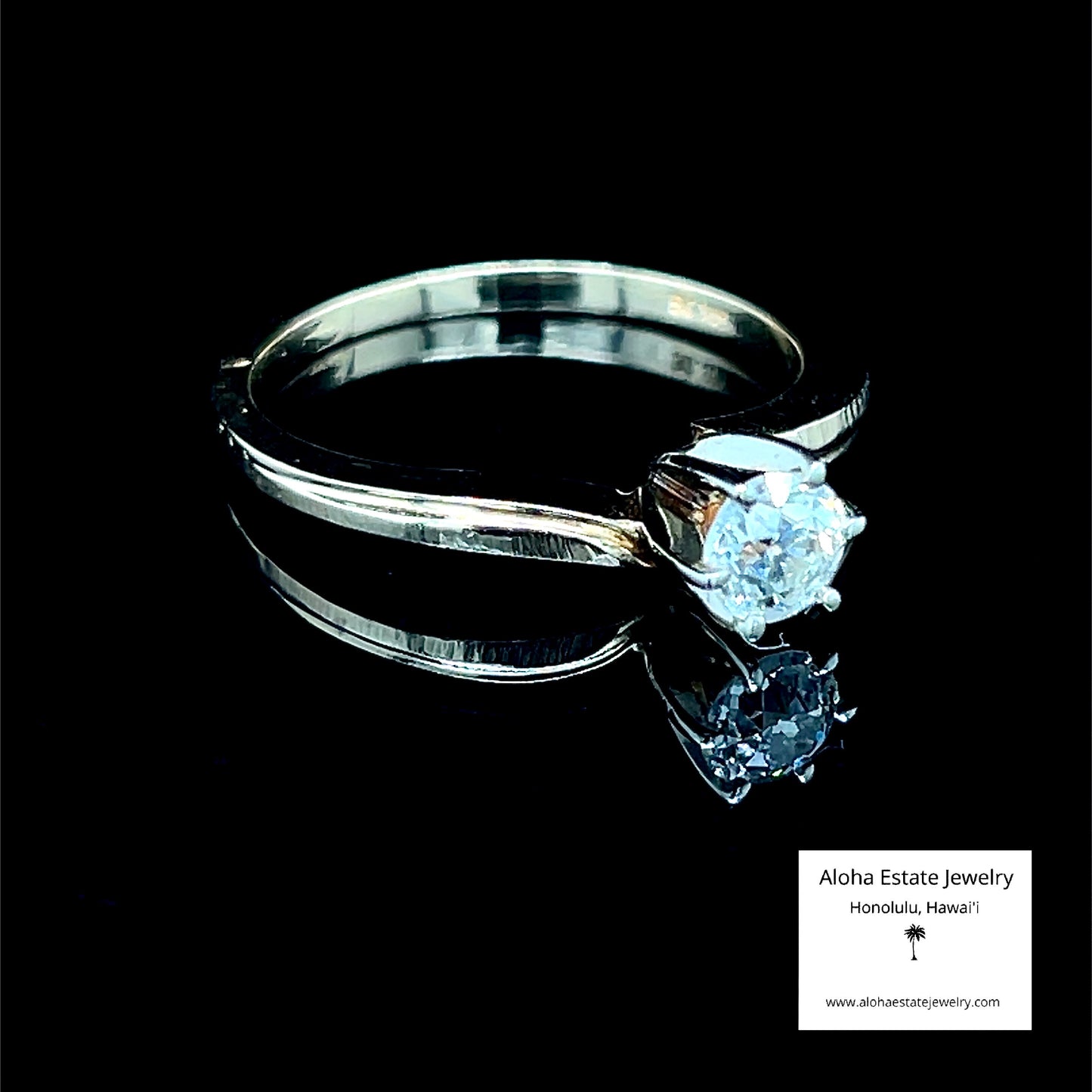 Estate 14K VS Clarity 1/3-Carat Diamond Solitaire