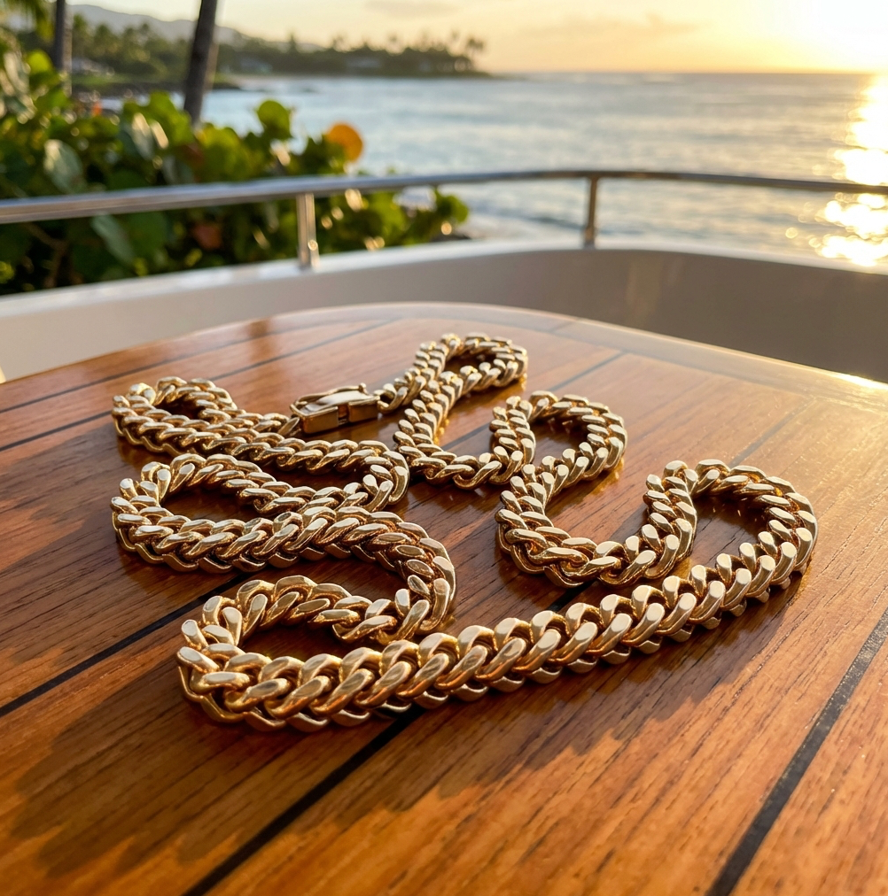 Vintage 18K Curb Link Chain - Exquisite!!