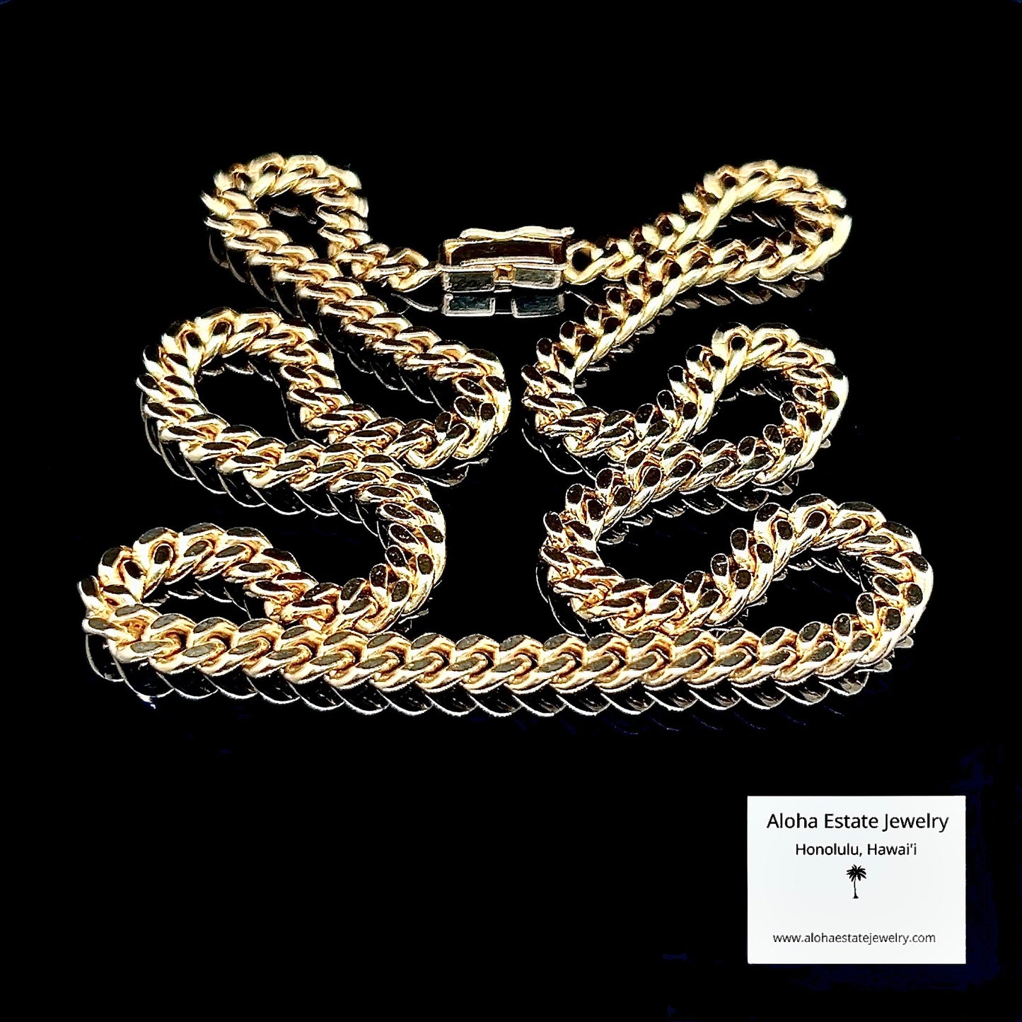 Vintage 18K Curb Link Chain - Exquisite!!
