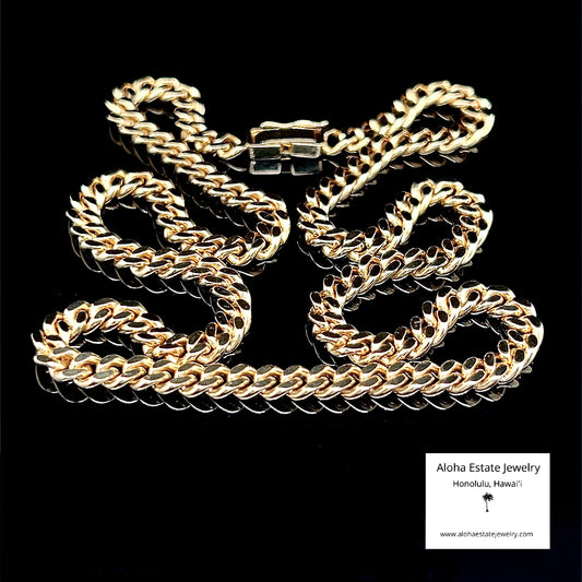 Vintage 18K Curb Link Chain - Exquisite!!