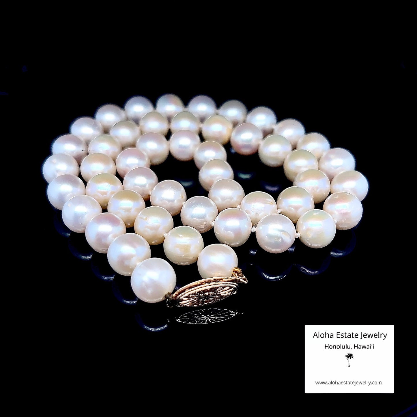 Imperial Very Large Akoya Pearls Necklace
