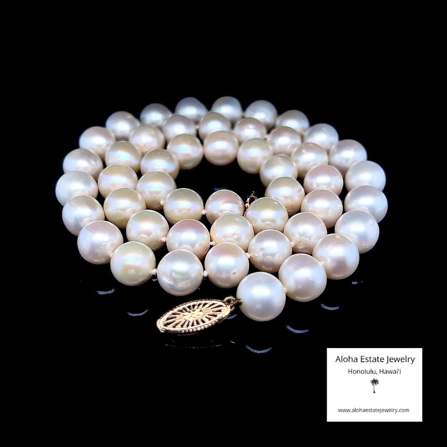 Imperial Very Large Akoya Pearls Necklace