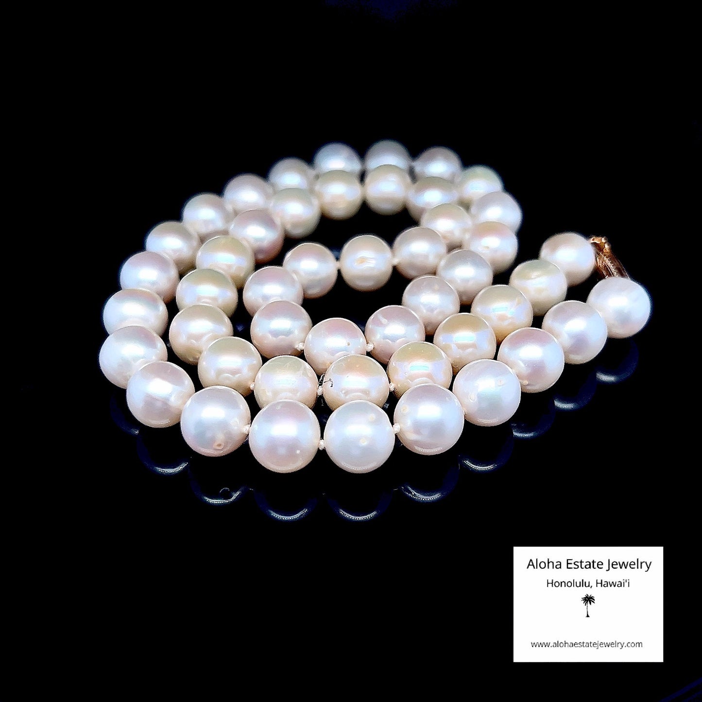 Imperial Very Large Akoya Pearls Necklace