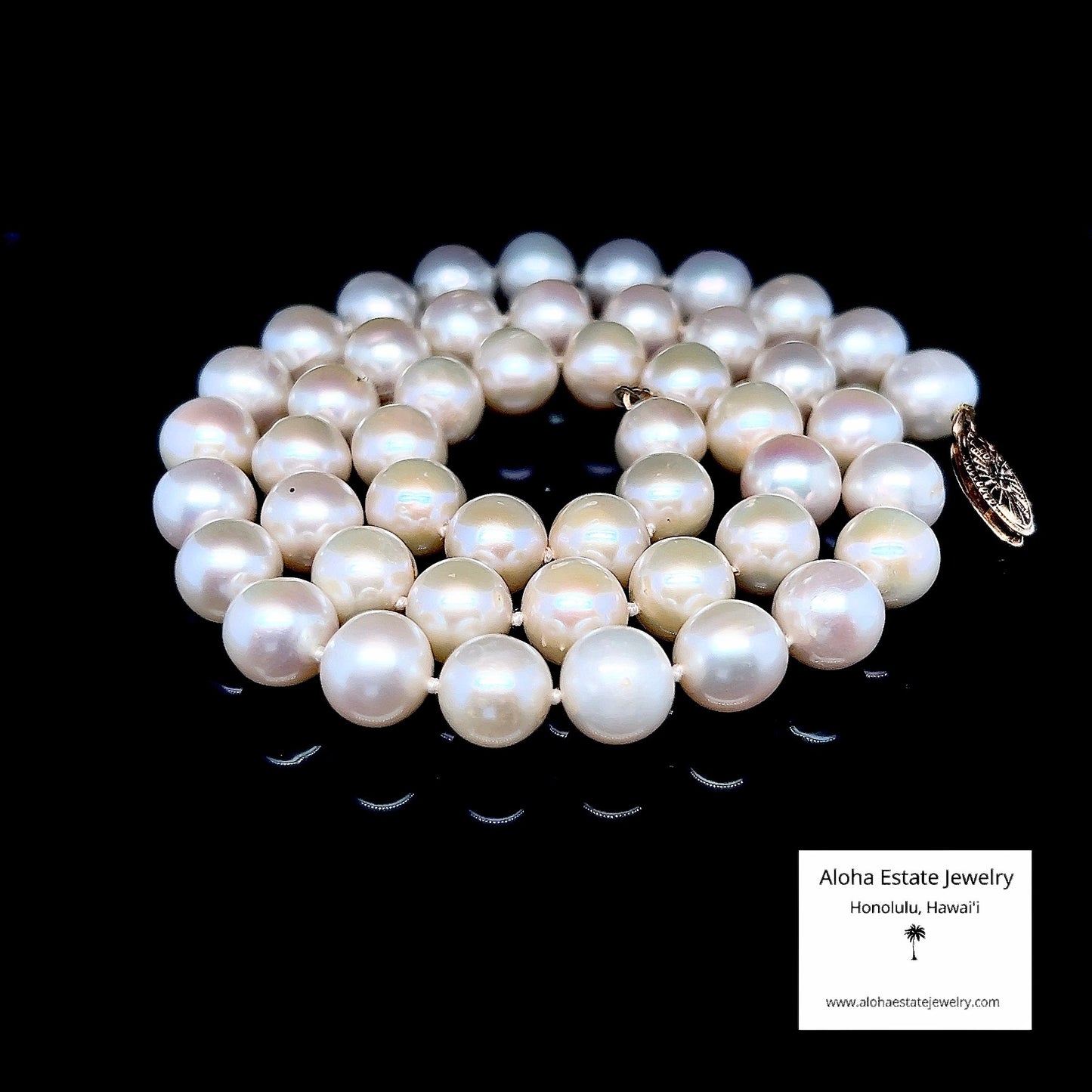 Imperial Very Large Akoya Pearls Necklace