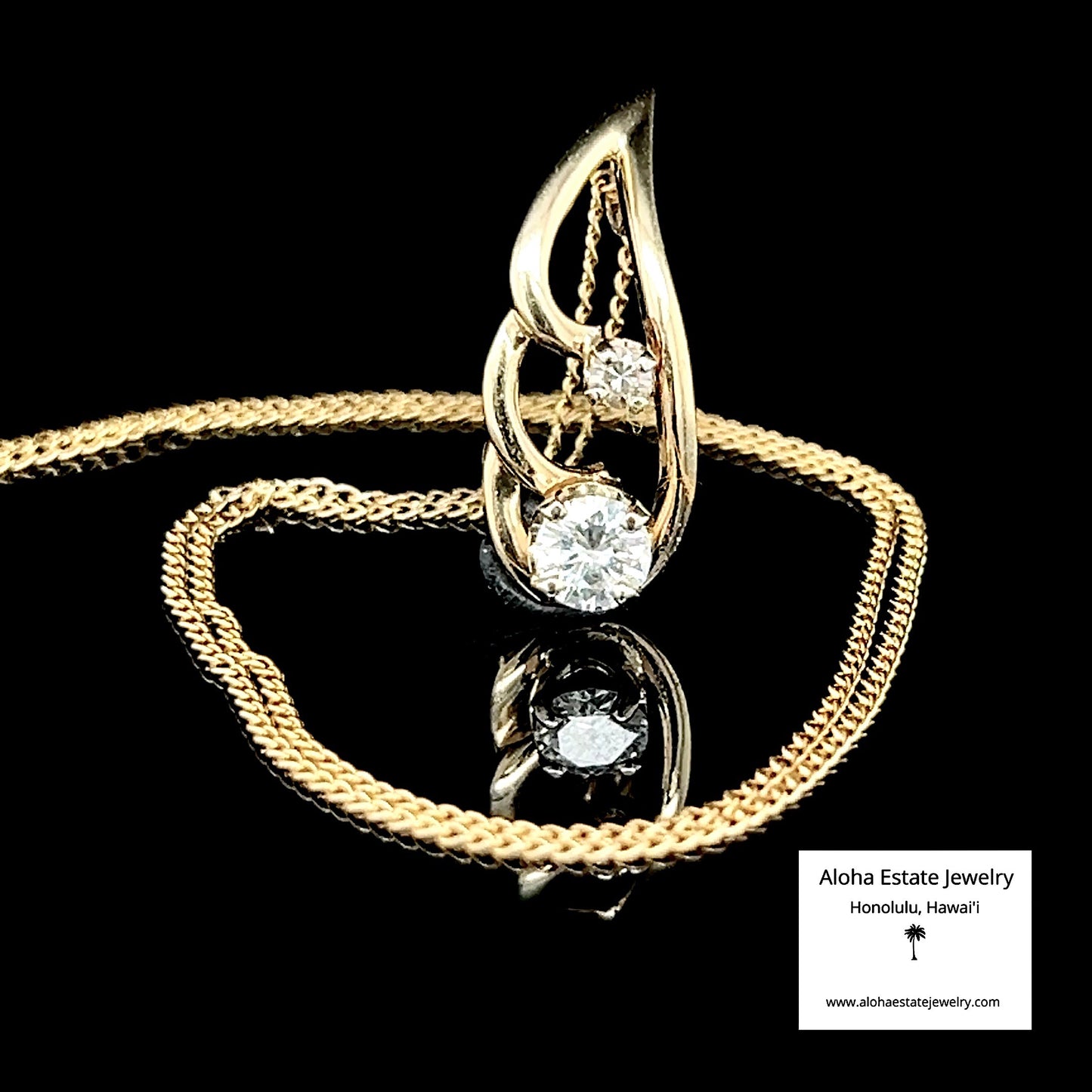 Custom Design 1/4-Carat-Plus Diamonds Pendant