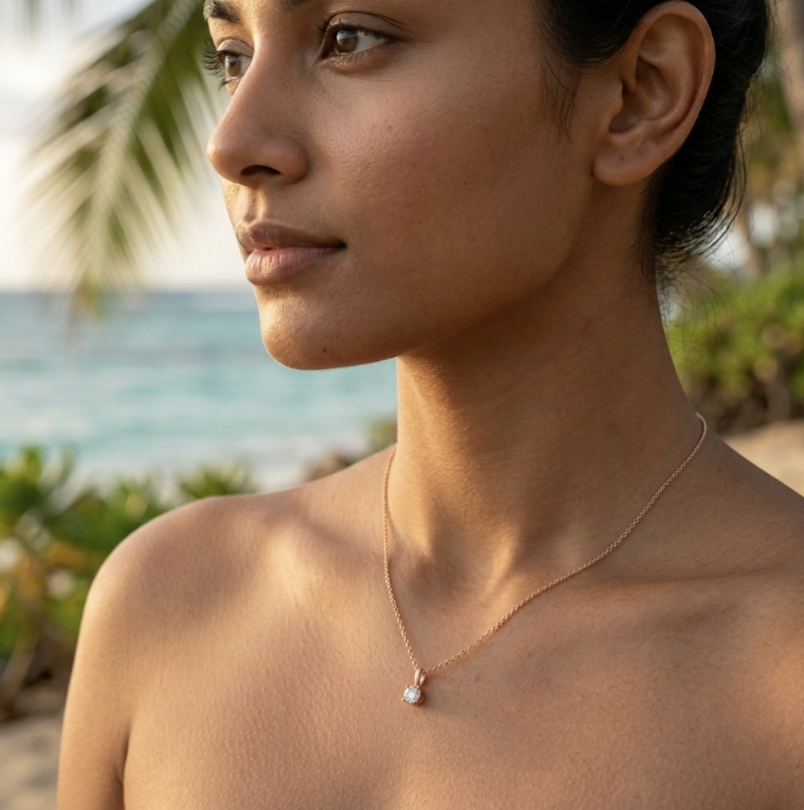 1/4-Carat Diamond Solitaire Pendant
