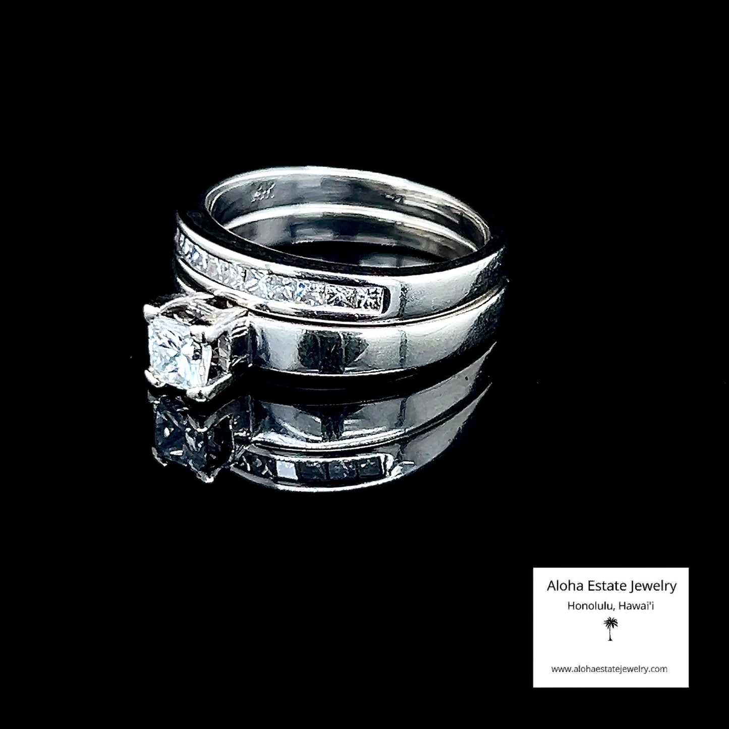 Vintage 1/2-Carat TW Diamond Wedding Set