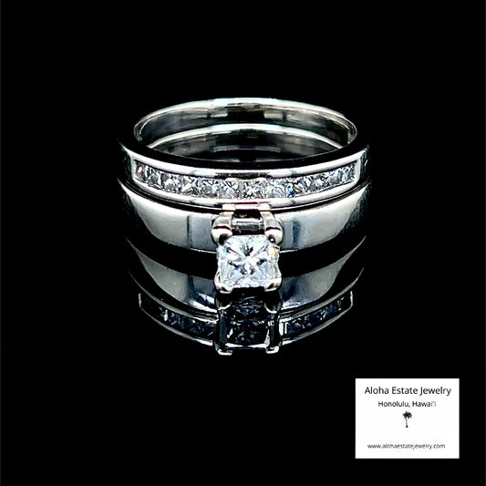 Vintage 1/2-Carat TW Diamond Wedding Set